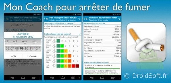 coach arreter de fumer android