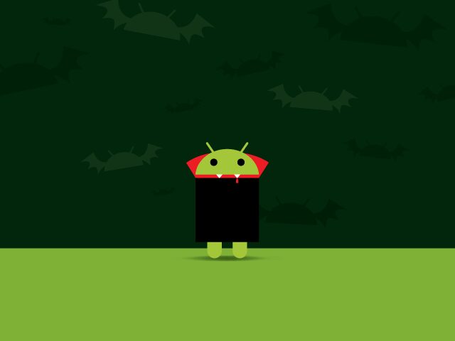 Droid Colors Le fond d’écran Android du jour : Droid Dracula Fonds d'écrans