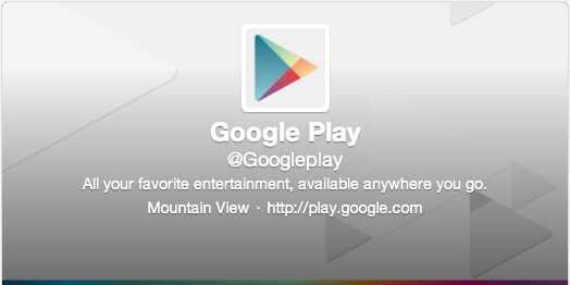 Google play Twitter