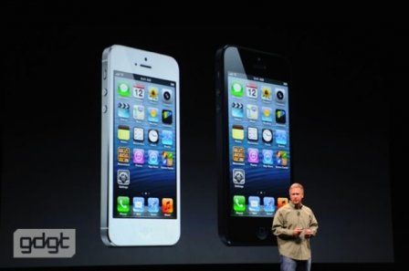 iPhone 5 présentation couleurs