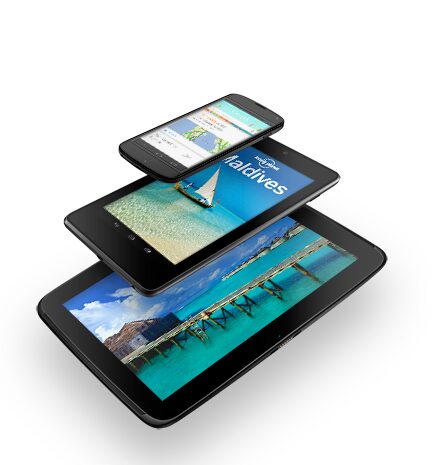 Google gamme Nexus 4 , Nexus 7 et Nexus 10