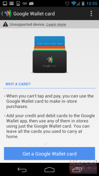 Google Wallet, Google Wallet : la carte de crédit physique !