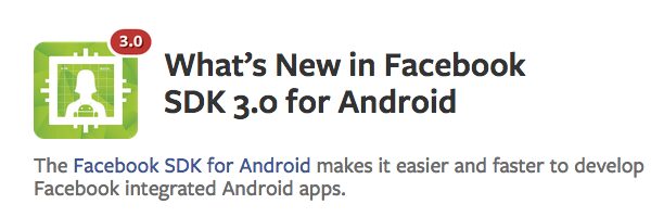 facebook sdk 3.0 android