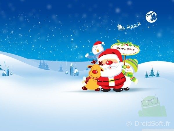 noël sous la neige wallpaper android noël sous la neige wallpaper android