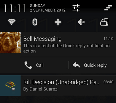 quick_reply android widget notification