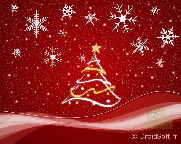 Noël, Le fond d&rsquo;écran Android du jour : Noël