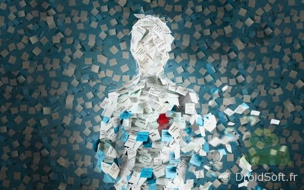 wallpaper post-it man android