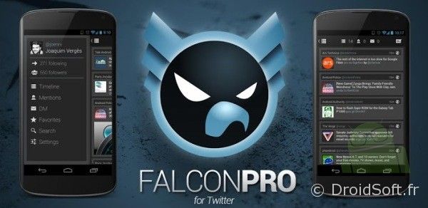 falcon pro android twitter