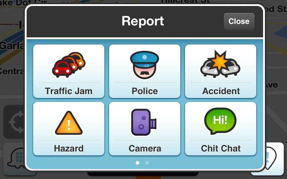 waze gps report android