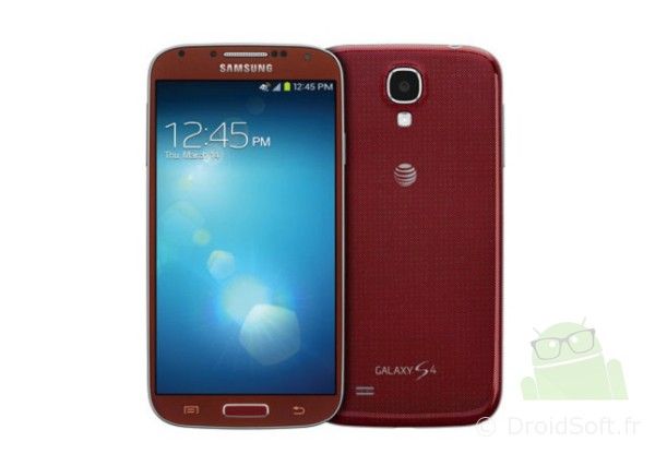 galaxy s4 rouge