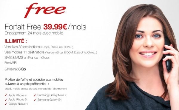 free vente privee forfait 39 euros