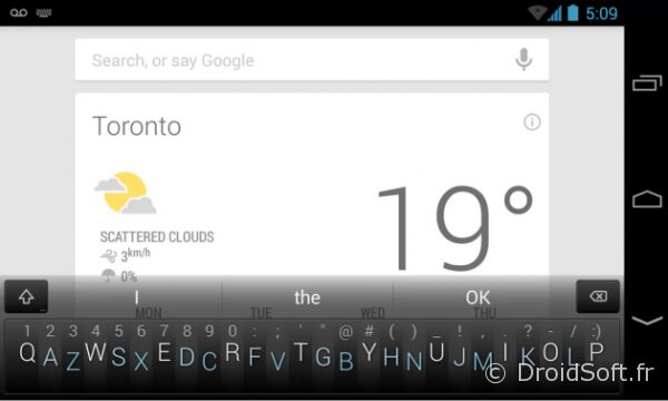 android minuum keyboard clavier
