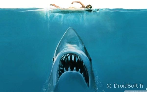 shark attack painting android wallpaper 2560x1600