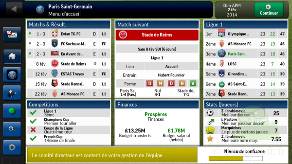 football manager 2014 Android 2