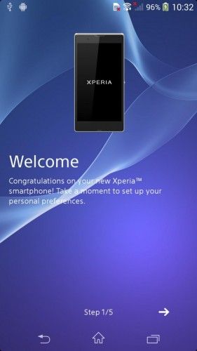 Sony Xperia Z2 Sirius os