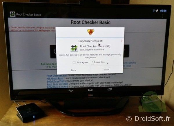 console android mojo root
