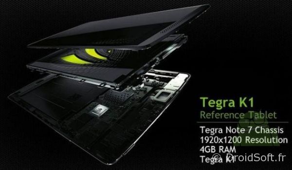tablette Nvidia tegra note 7 tegra K1