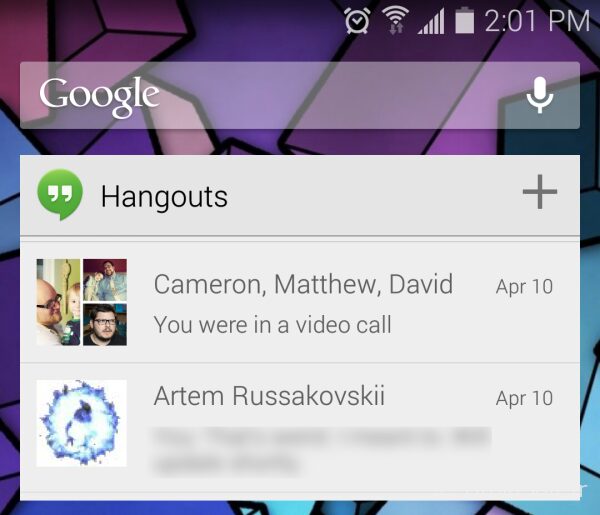 google hangouts 2.1 apk