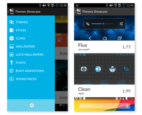 cyanogenmod showcase app theme