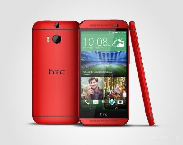 htc one m8 rouge