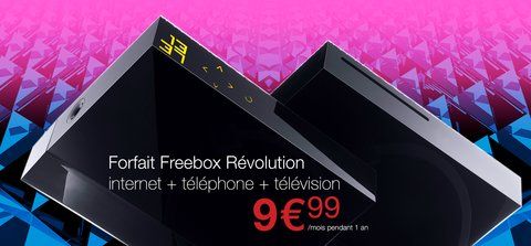 freebox revolution, Promo : La Freebox Révolution à 9,99 € par mois