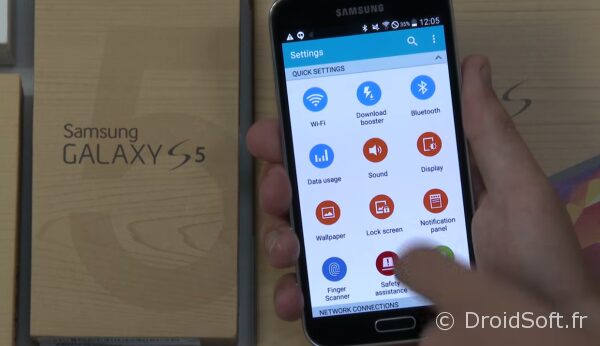 android 5.0 L Gaalxy S5