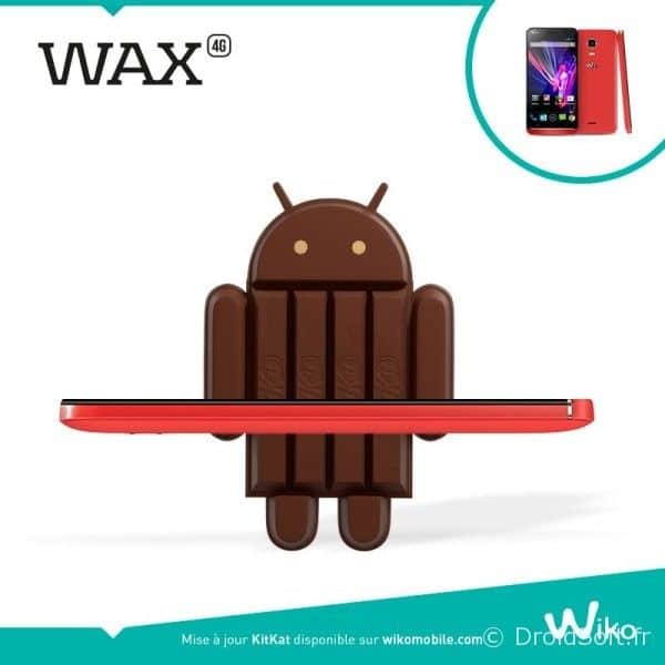 wiko wax mise a jour android kitkat