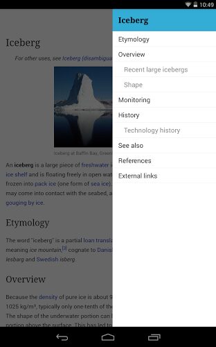 wikipedia android
