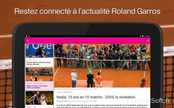 rg 2015 france tv android