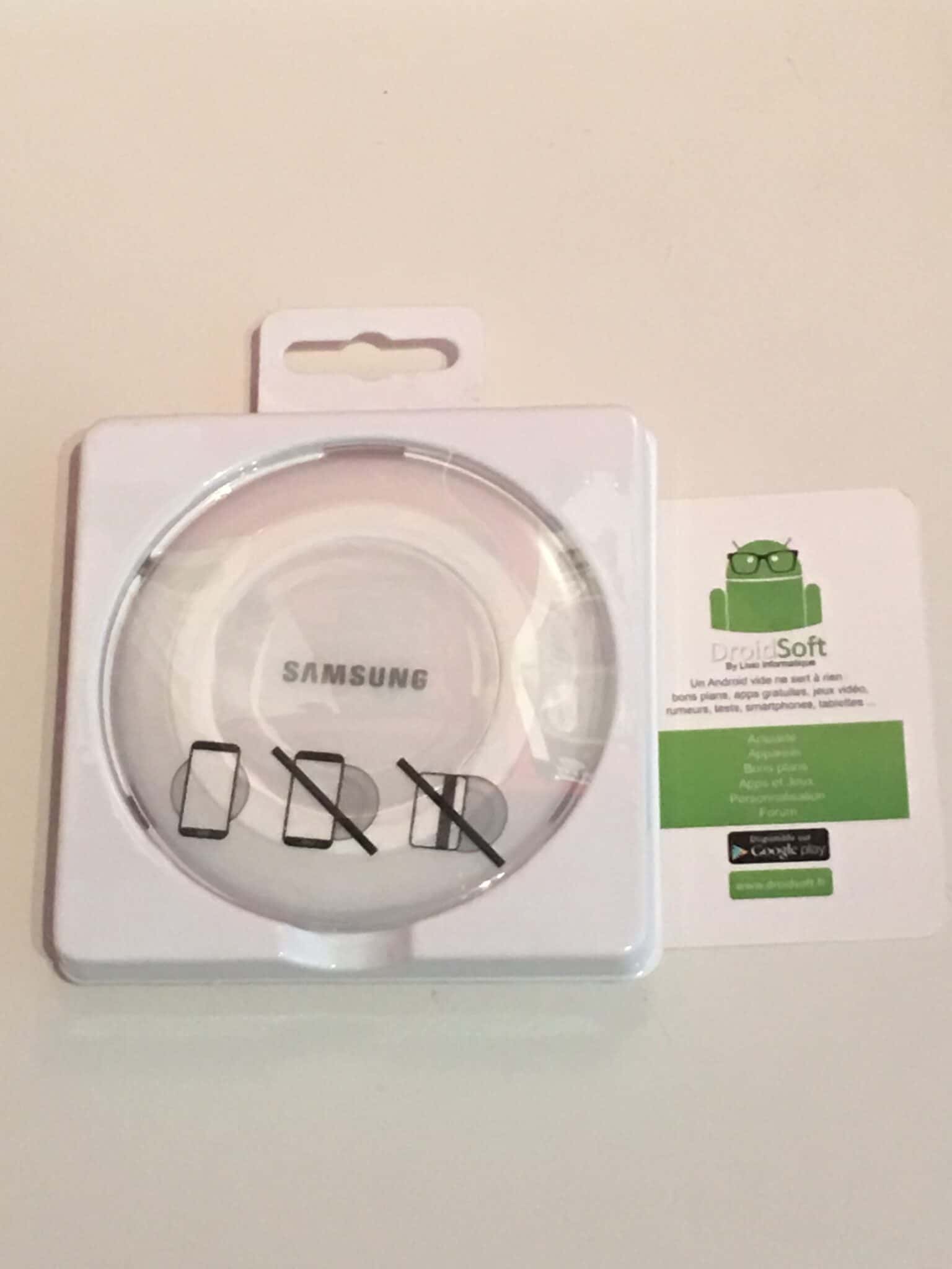 Plaque de chargement Samsung Sans Fil Qi - Blanche