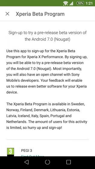 Sony-Xperia-X-Performance-Android-7.0-Nougat-beta