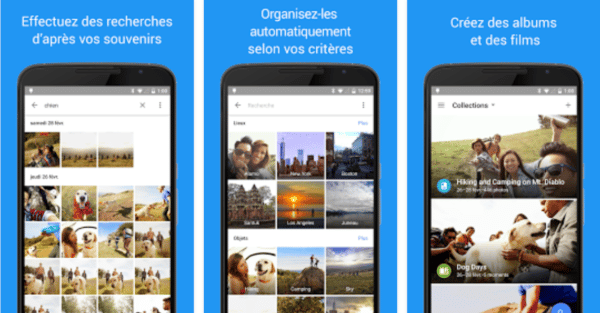 Google Photos mis à niveau vers la version 2.7 Applications