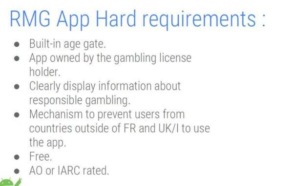 android app gambling paris