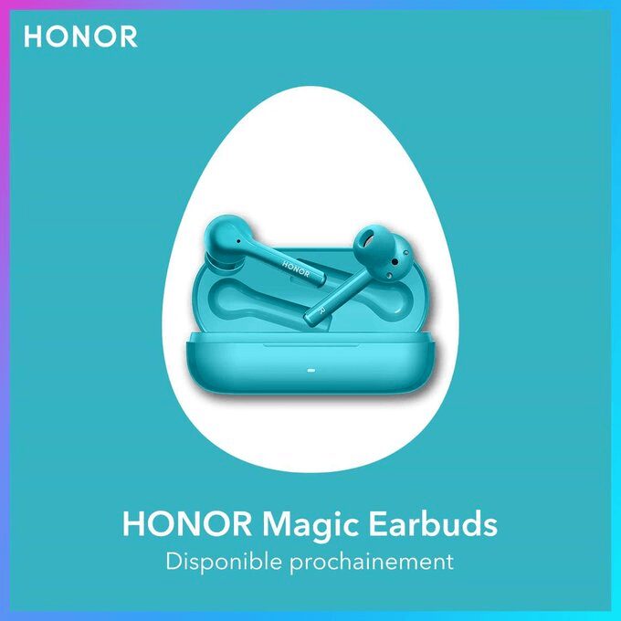 Honor Magic Earbuds Robin Egg Blue