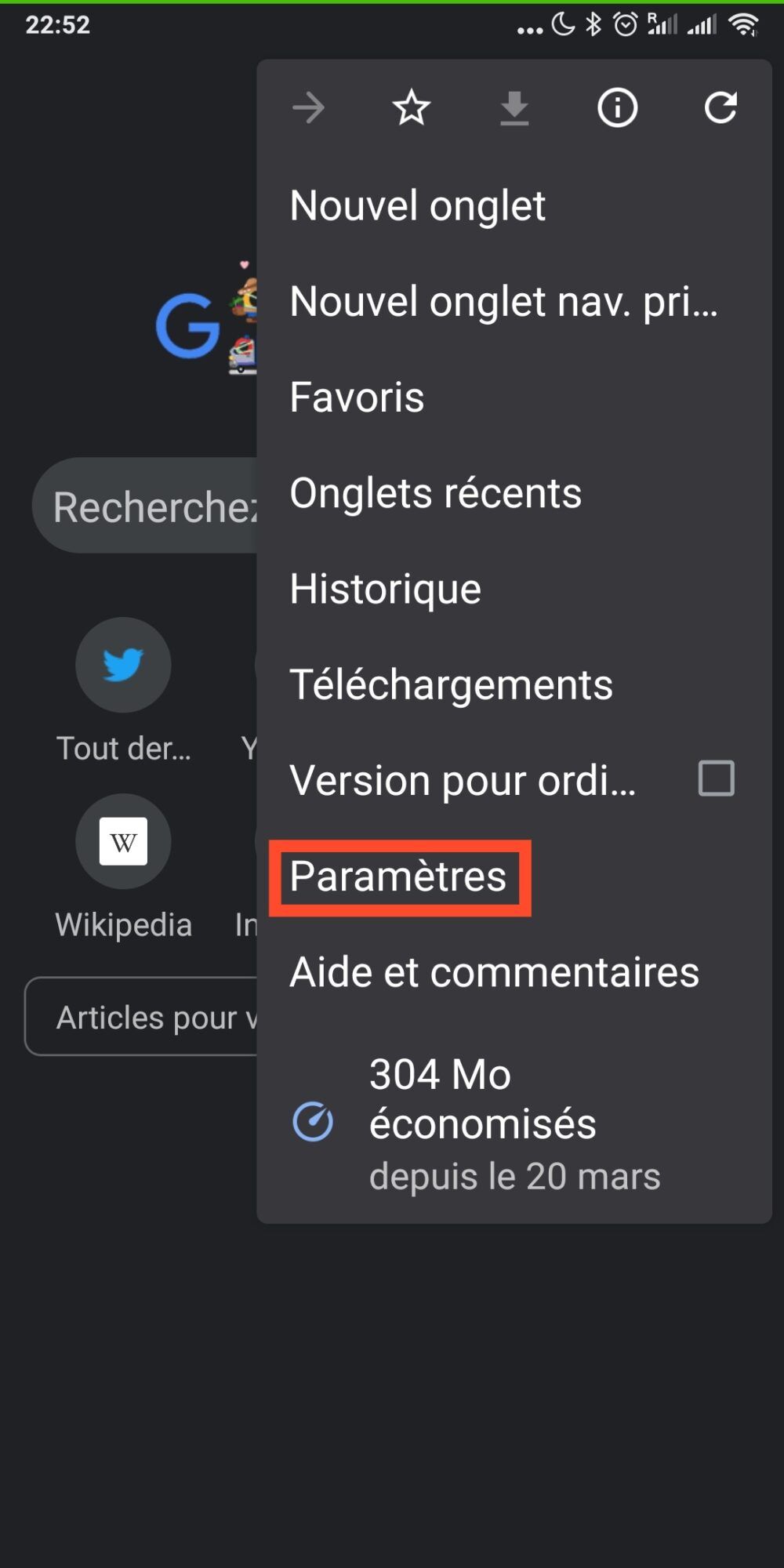 parametres-chrome-android