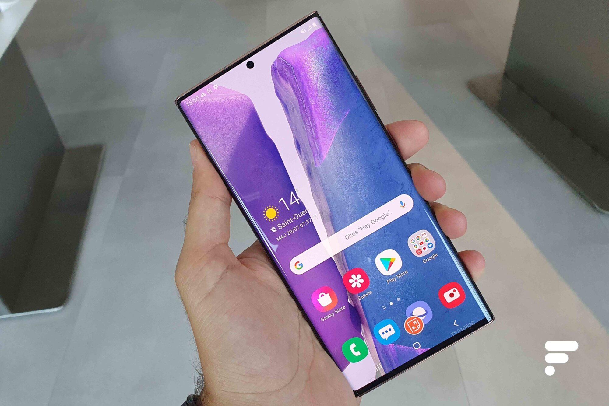 Note 20 Ultra, Galaxy Note 20 Ultra : Samsung a le meilleur écran OLED