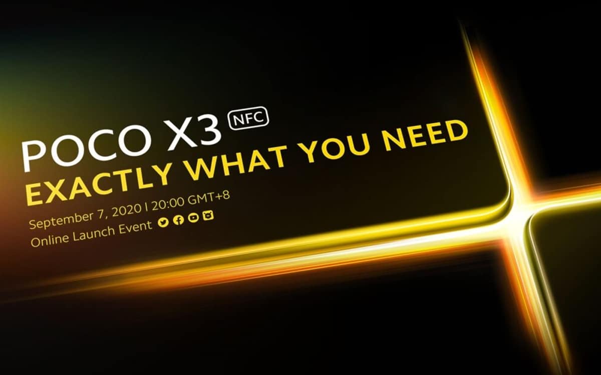 Poco X3 : Xiaomi présentera un nouveau Pocophone le 7 septembre 2020 Actualité