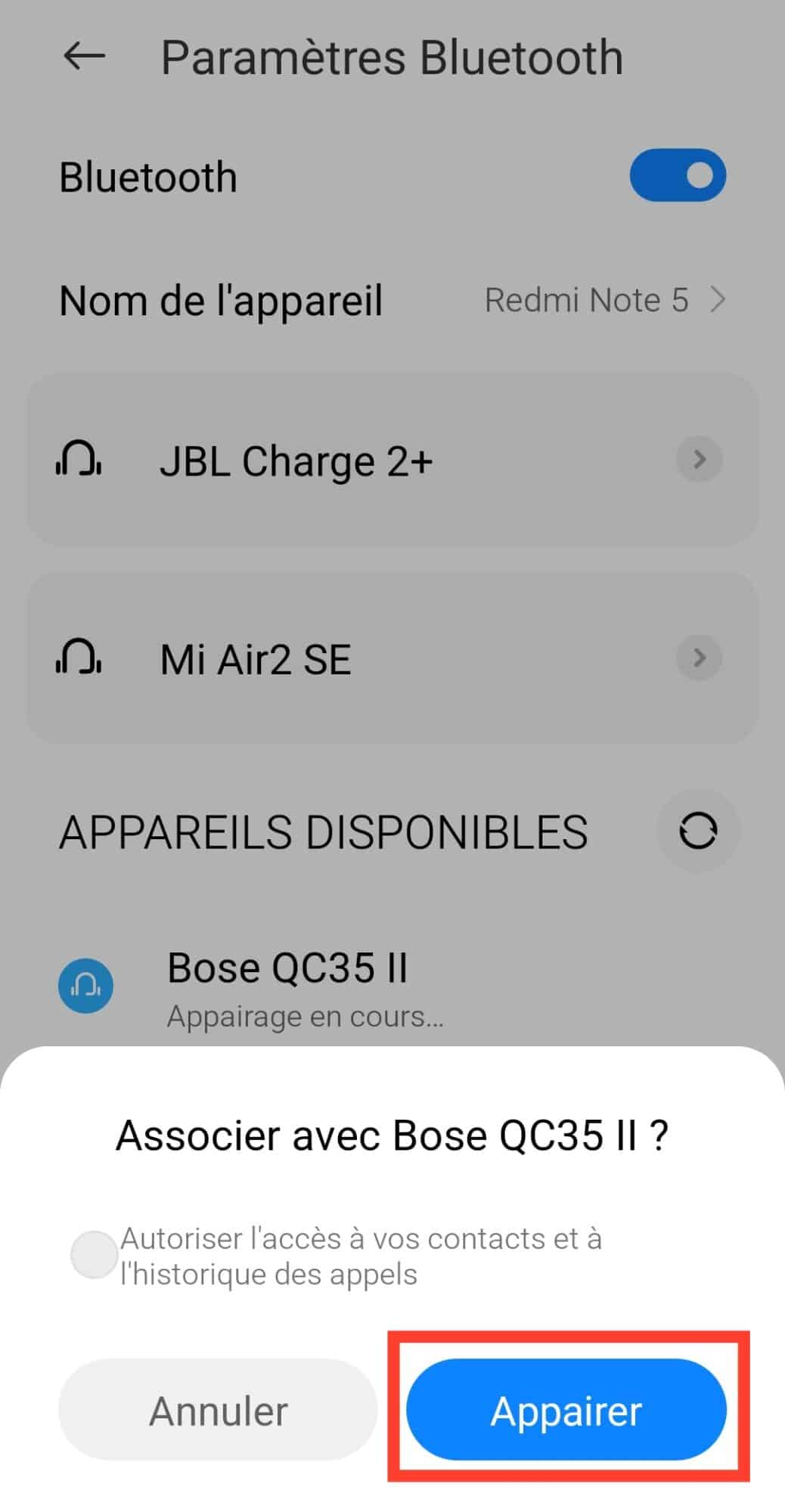 Appairer-casque-bose-Android