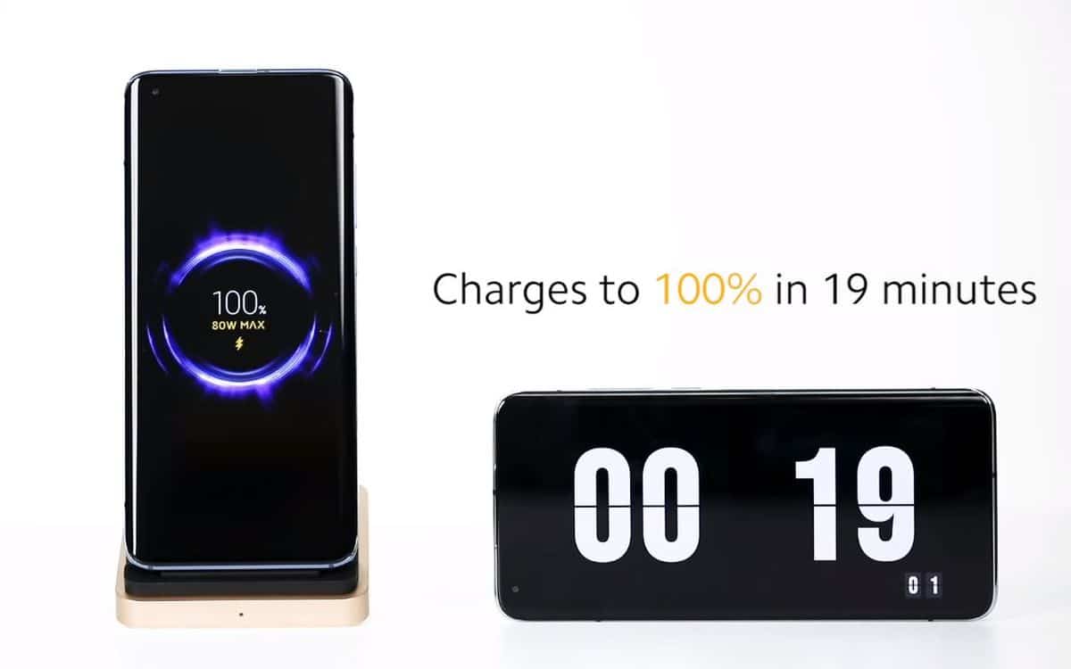 Xiaomi : recharge rapide de 80 watts – 0 à 100% en 20 minutes Actualité
