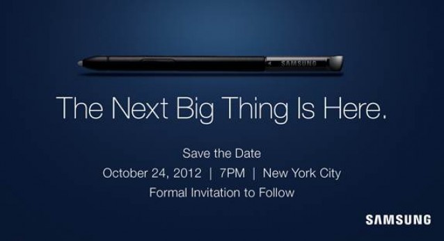 Samsung Evenement 24 octobre 2012 - Next Big Thing Note 2