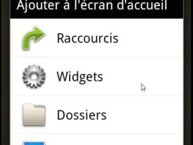 ajouter un raccourci sur le bureau Android