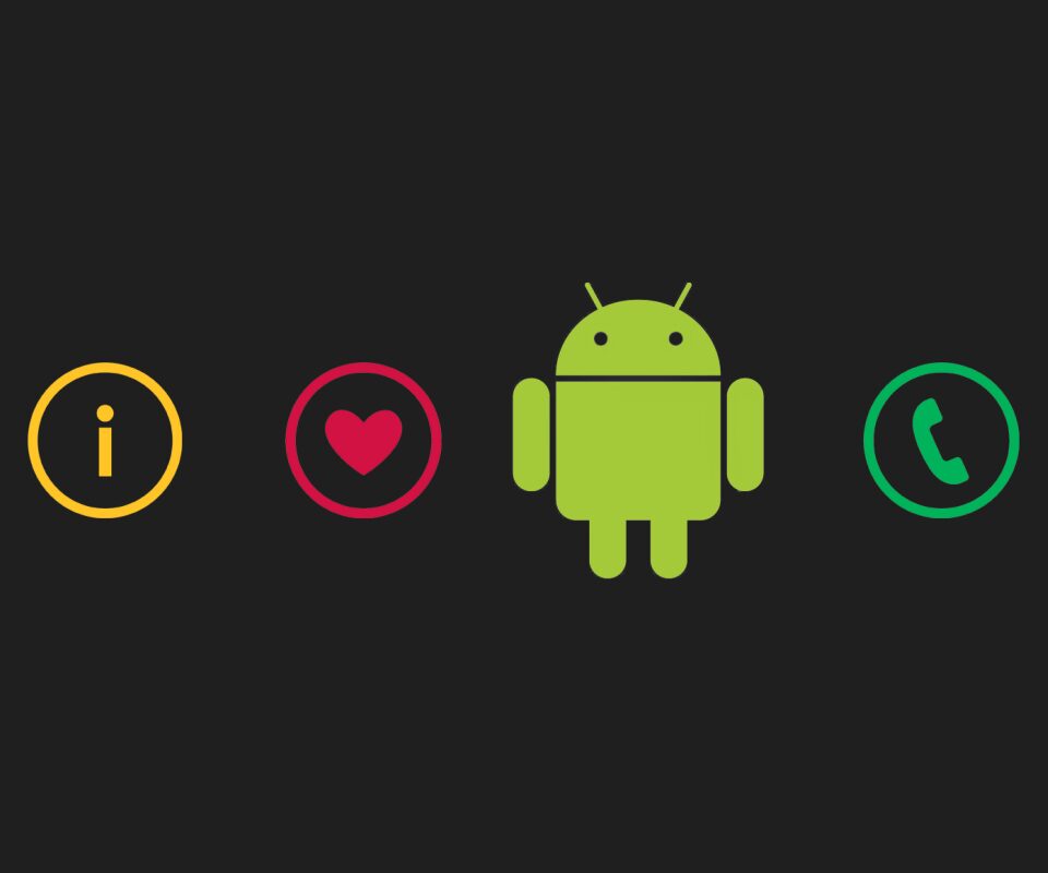 , Le fond d’écran Android du jour : I love Droid