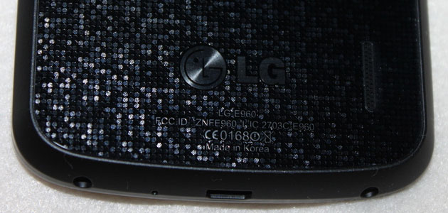 Nexus LG, Nexus LG : les premières photos