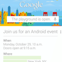 android google event