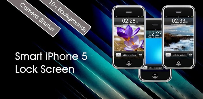 android theme smart iphone 5 lock screen