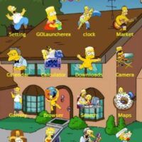 The Simpsons theme go launcher android