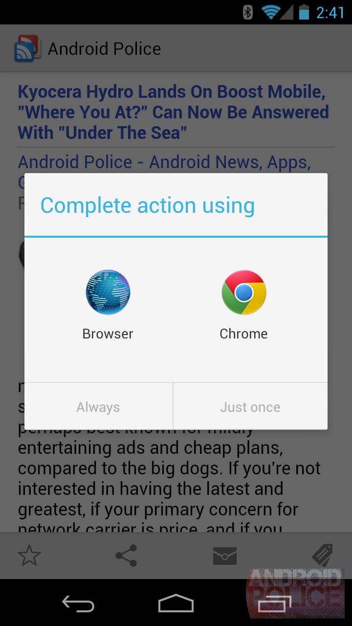 double tap android apps