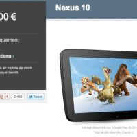 Nexus 10 16go Nexus 10 16go aussi en rupture Actualité