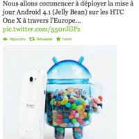 HTC One X android 4.1 jelly bean