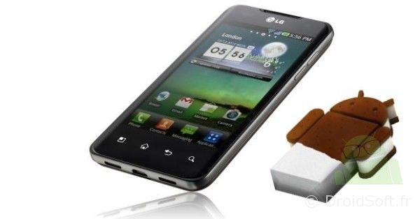 lg optimus 2x ics LG Optimus 2X : mise à jour 4.0.4 ICS Actualité